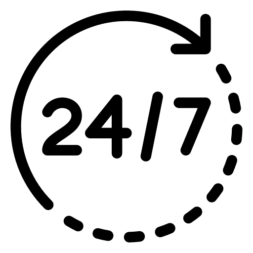 Biểu tượng dịch vụ hỗ trợ 24/7